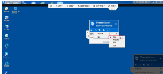 teamviewer中使用面板对窗口缩的操作流程介绍