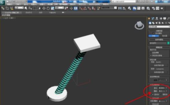 3dmax2012制作弹簧的方法步骤