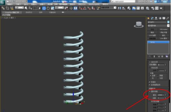 3dmax2012制作弹簧的方法步骤