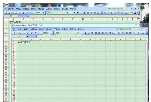 excel2007将两个工作表分开窗口显示的操作教程
