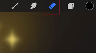 procreate如何查看橡皮擦位置?procreate橡皮擦位置讲解教程