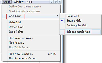 几何画板将x轴坐标值变成弧度制的详细步骤