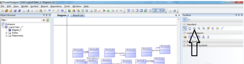 Power Designer调整模型视图大小的操作方法