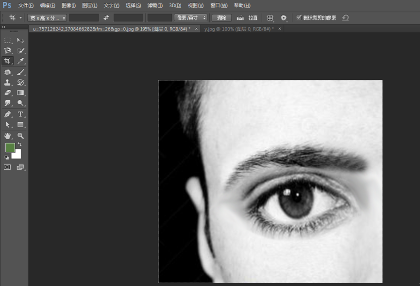 PS软件进行调整人物眼睛大小的简单操作方法
