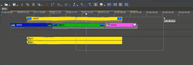 edius设定组的操作过程