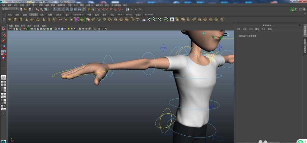 maya建模布线人体体块的图文使用方法