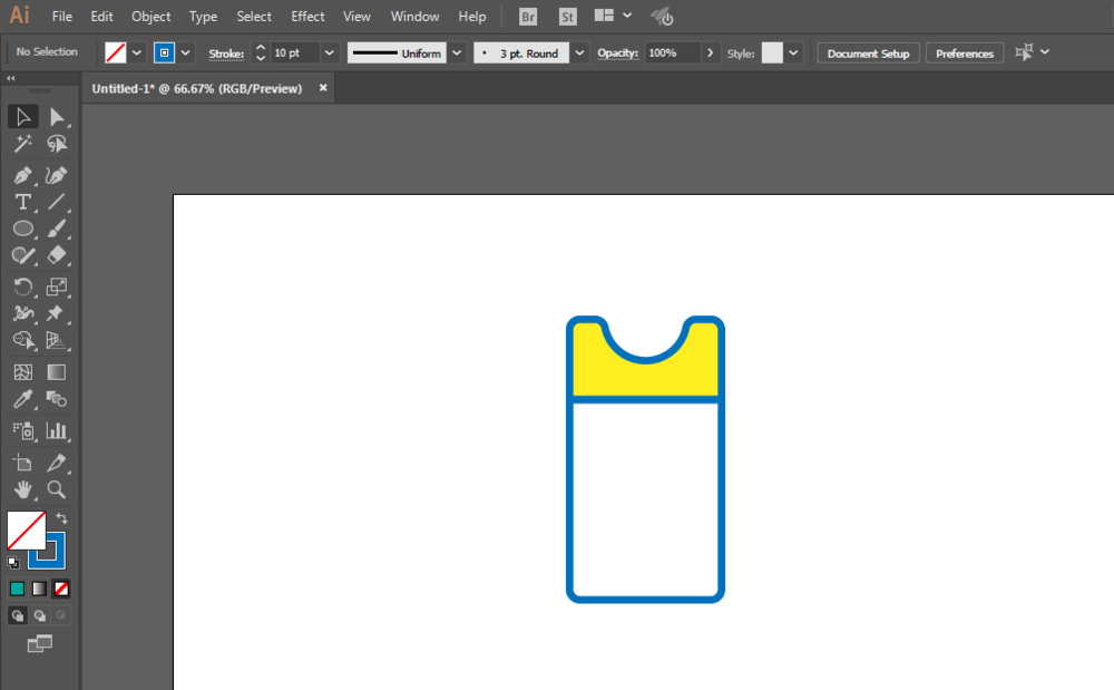 ai绘制电影票类票据图标的操作方法