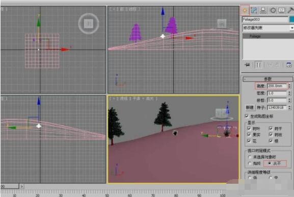 3dmax怎么创建多种植物?3dmax创建多种植物方法流程
