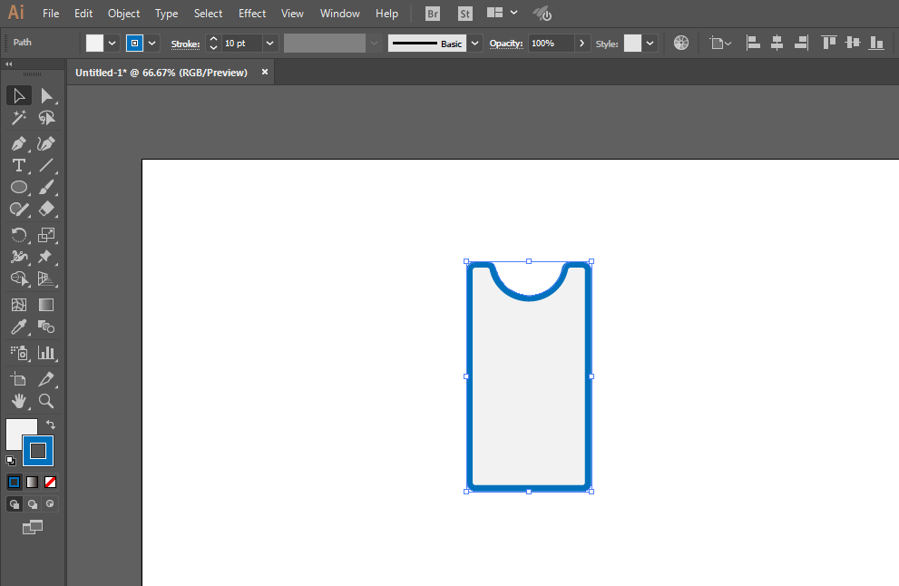 ai绘制电影票类票据图标的操作方法