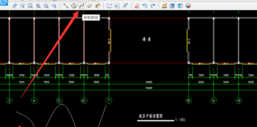 CAD迷你看图快速绘制一条连续曲线的操作步骤