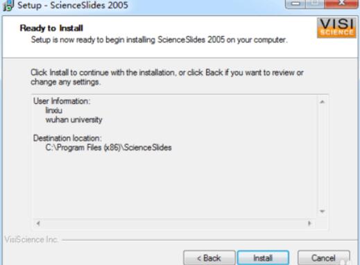 ScienceSlides软件安装方法