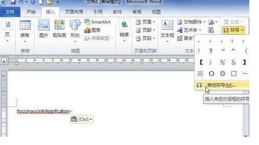 word2010文档中插入和显示可选连字符的详细过程