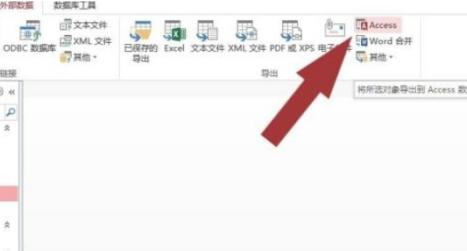 Access如何导出access表格数据?Access导出access表格数据的方法