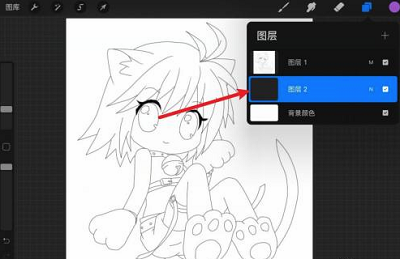 procreate怎么提取线稿?procreate提取线稿教程