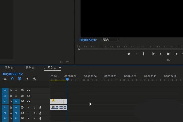 premiere制作三分屏效果的简单操作步骤