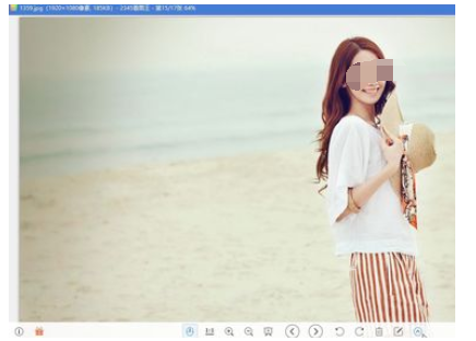 2345看图王中调节插入文字透明度的操作教程