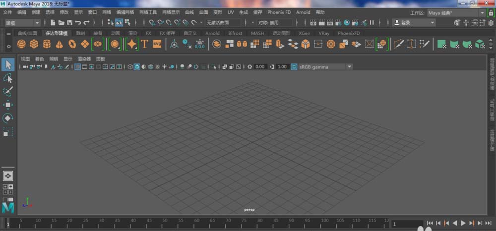maya软件提取多边形曲线的方法步骤