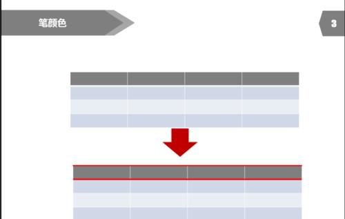 ppt2013表格边框颜色设置操作步骤