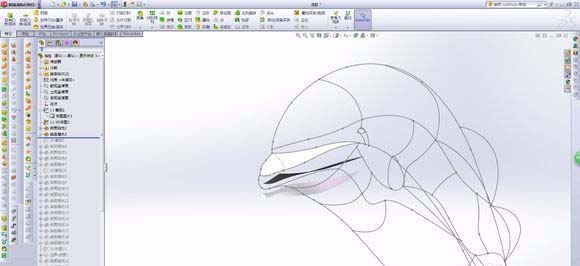 Solidworks绘制海豚的详细操作步骤