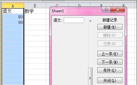 excel2010使用数据清单录入数据的图文操作