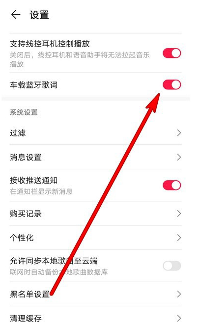 华为音乐怎样设置车载蓝牙歌词 华为音乐开启车载蓝牙歌词方法
