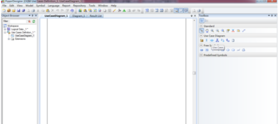 Power Designer建立用例模型的图文步骤