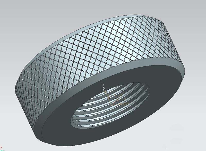 UG绘制滚花零件模型的图文方法