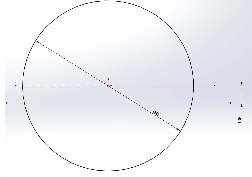 Solidworks创建半圆键零件模型的详细步骤