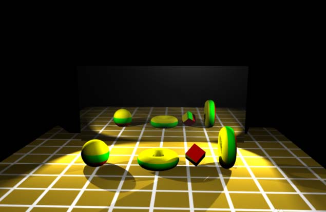 maya给物体制作镜子特效的简单步骤