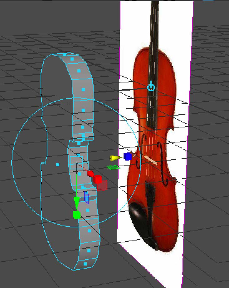 maya软件设计小提琴主体的方法步骤