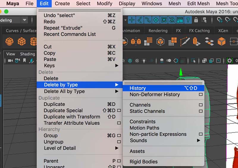 maya软件设计小提琴主体的方法步骤