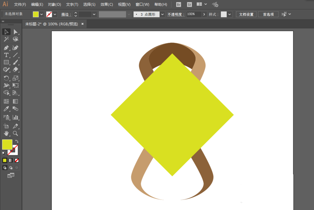 ai制作丝带的图文方法