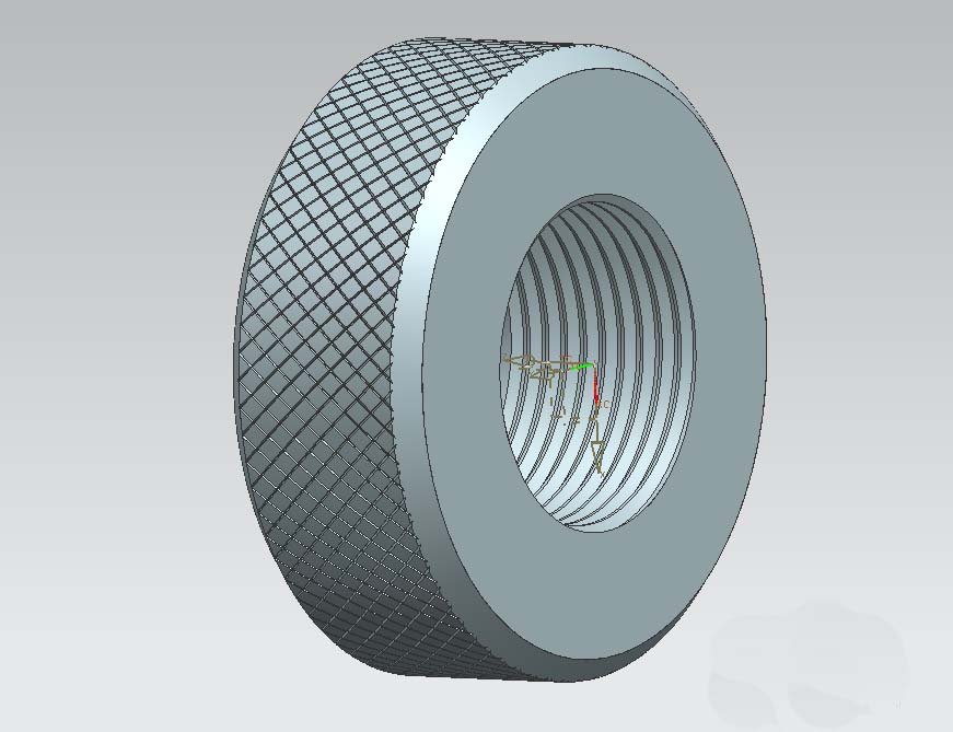 UG绘制滚花零件模型的图文方法
