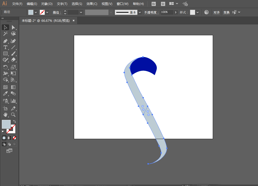 ai制作丝带的图文方法