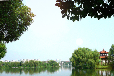 Adobe Photoshop给风景图片添加太阳的操作方法