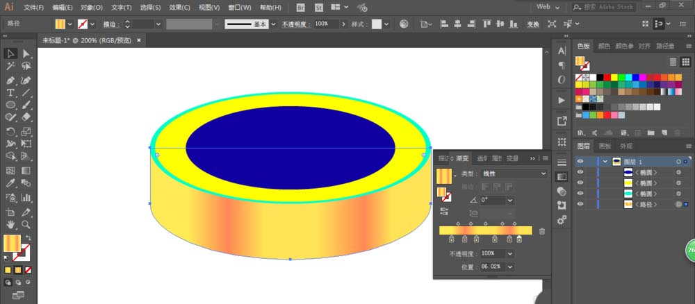 ai设计出立体感金币的方法介绍