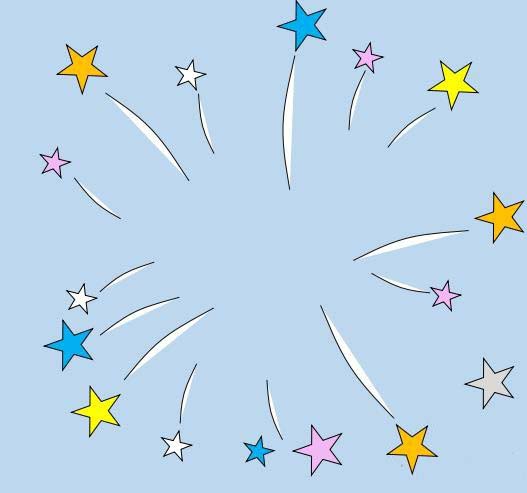 wps怎么弄小清新风格的五角星背景图 小清新风格的五角星背景图的方法