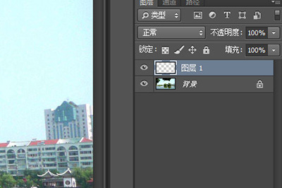 Adobe Photoshop给风景图片添加太阳的操作方法