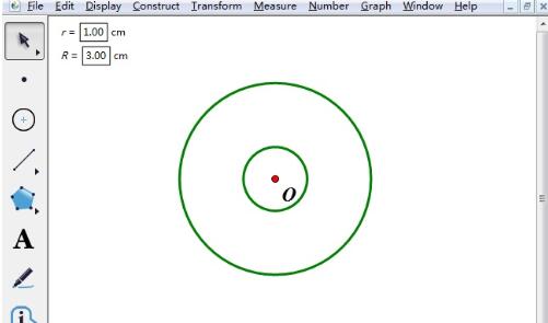 几何画板绘制可调整长短轴长度的椭圆的图文方法