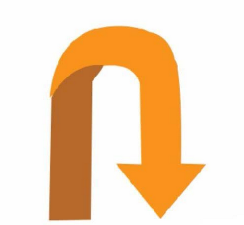 photoshop cs6制作折纸效果拐弯箭头的具体操作步骤