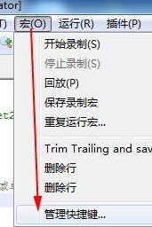 Notepad++复制带格式的代码的操作过程