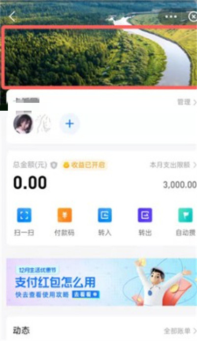 支付宝小荷包怎么更换背景?支付宝小荷包更换背景教程