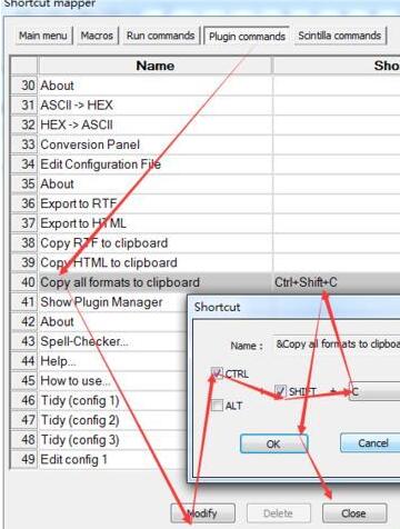 Notepad++复制带格式的代码的操作过程