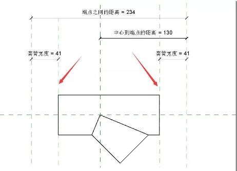Revit管件族45度斜三通制作教程