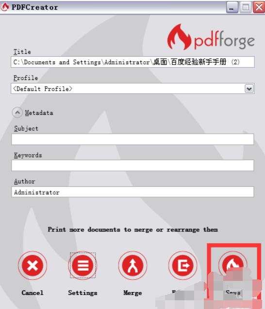 Foxit PDF Creator将word文档转换为PDF格式的操作步骤