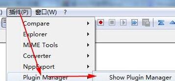 Notepad++复制带格式的代码的操作过程