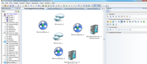 Power Designer创建网络图的具体操作方法
