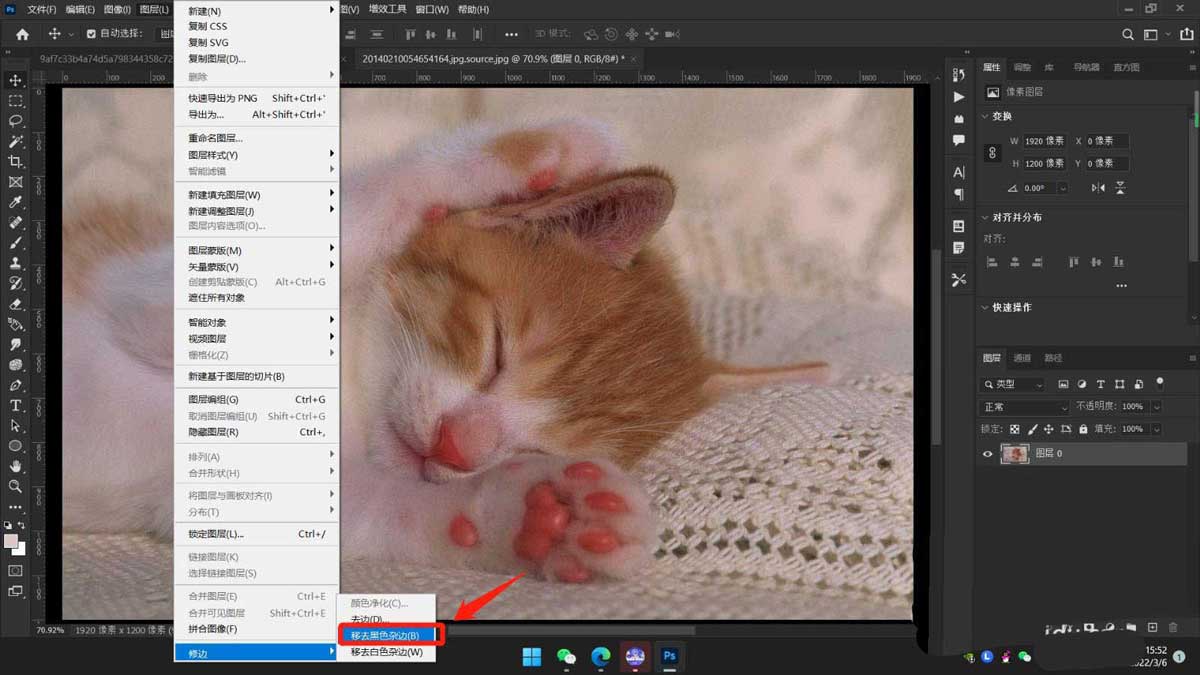 ps如何去掉边缘杂色?ps去掉边缘杂色具体步骤