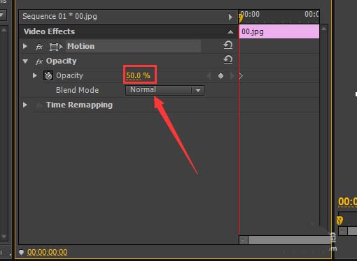premiere调节视频透明度的详细使用教程