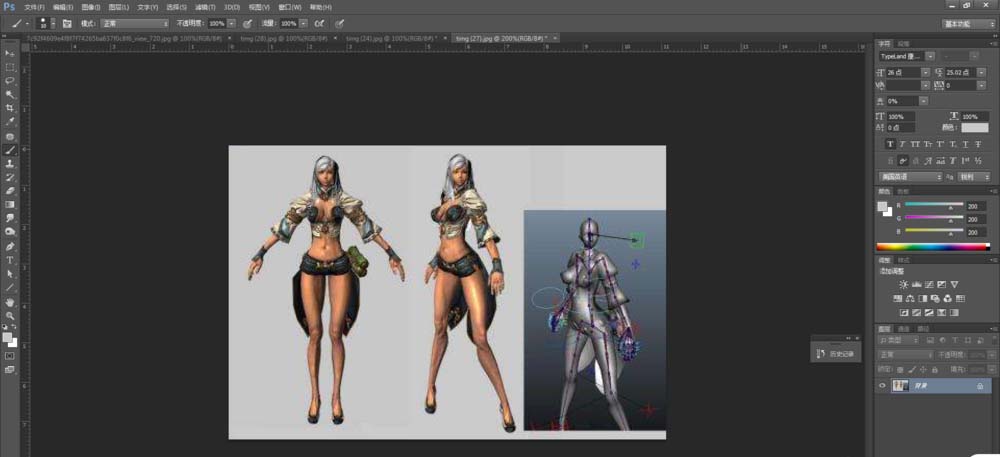 maya软件设计布线人体体块的方法步骤